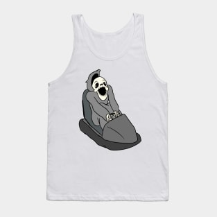 Spoopy Man has fun time on Bumper cars Tank Top